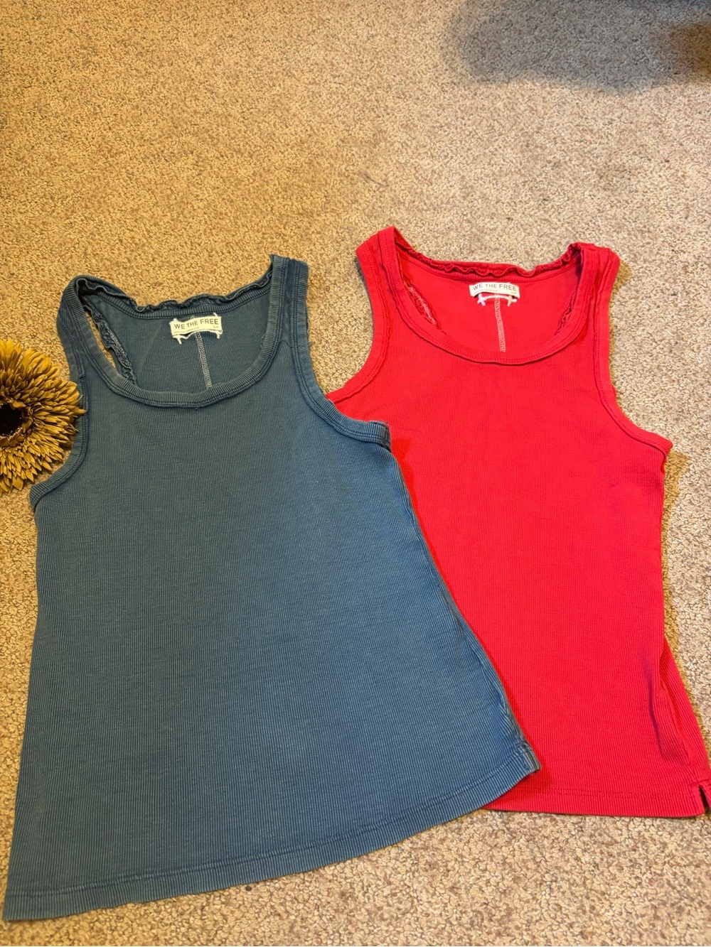2 Free People Rowan Tank Tops - Picture 2 of 9